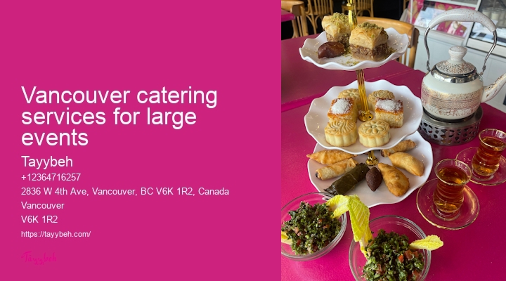 Vancouver catering service reviews