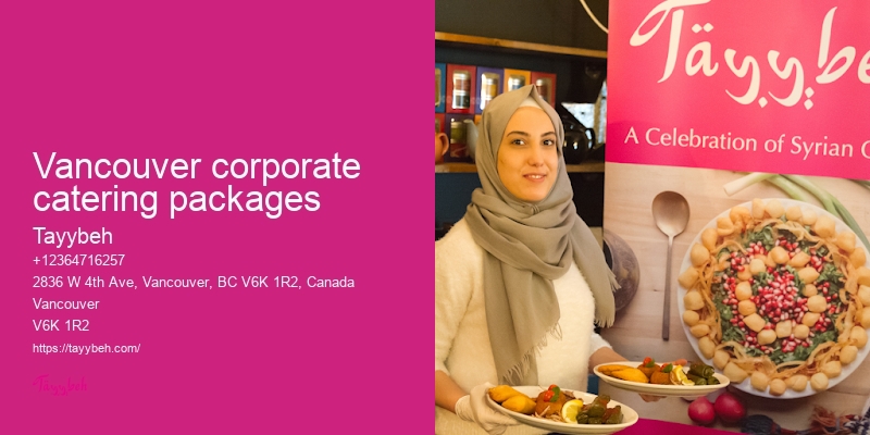 Customizable catering Vancouver
