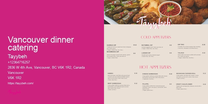 Catering for Community Events Vancouver