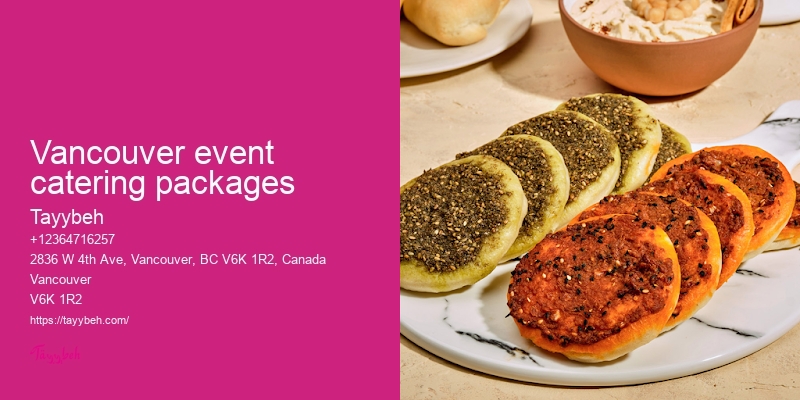 Catering for Community Events Vancouver