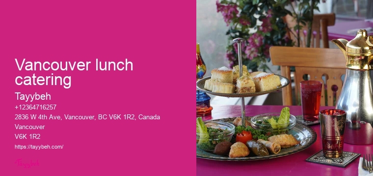 Gourmet halal catering Vancouver