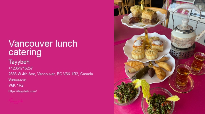 Affordable wedding catering Vancouver