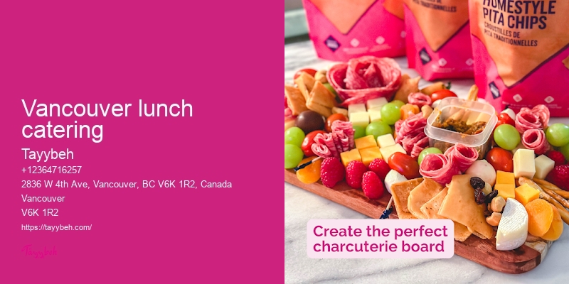 Local catering services Vancouver