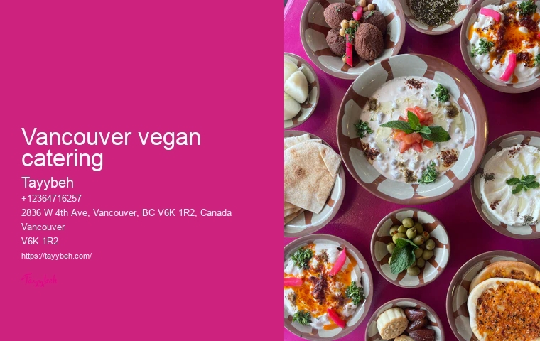 Exclusive Event Catering Vancouver