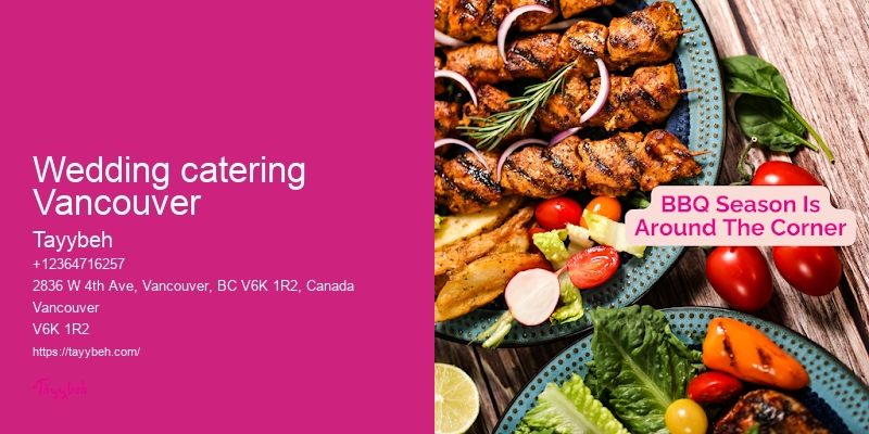 High-quality event catering Vancouver