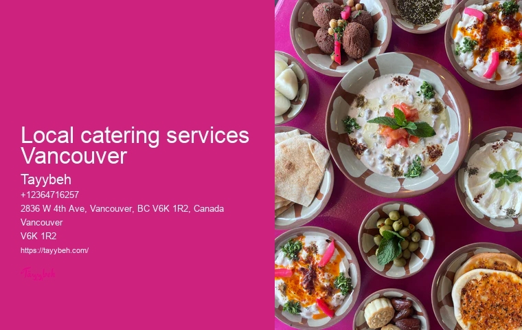 Middle Eastern Event Catering Vancouver