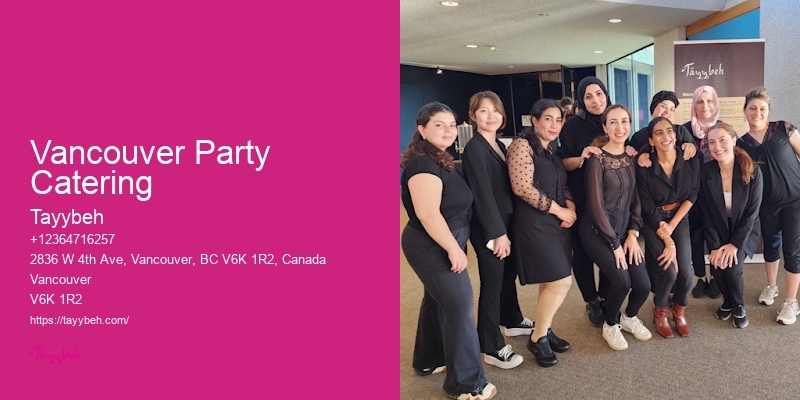 Vancouver Party Catering